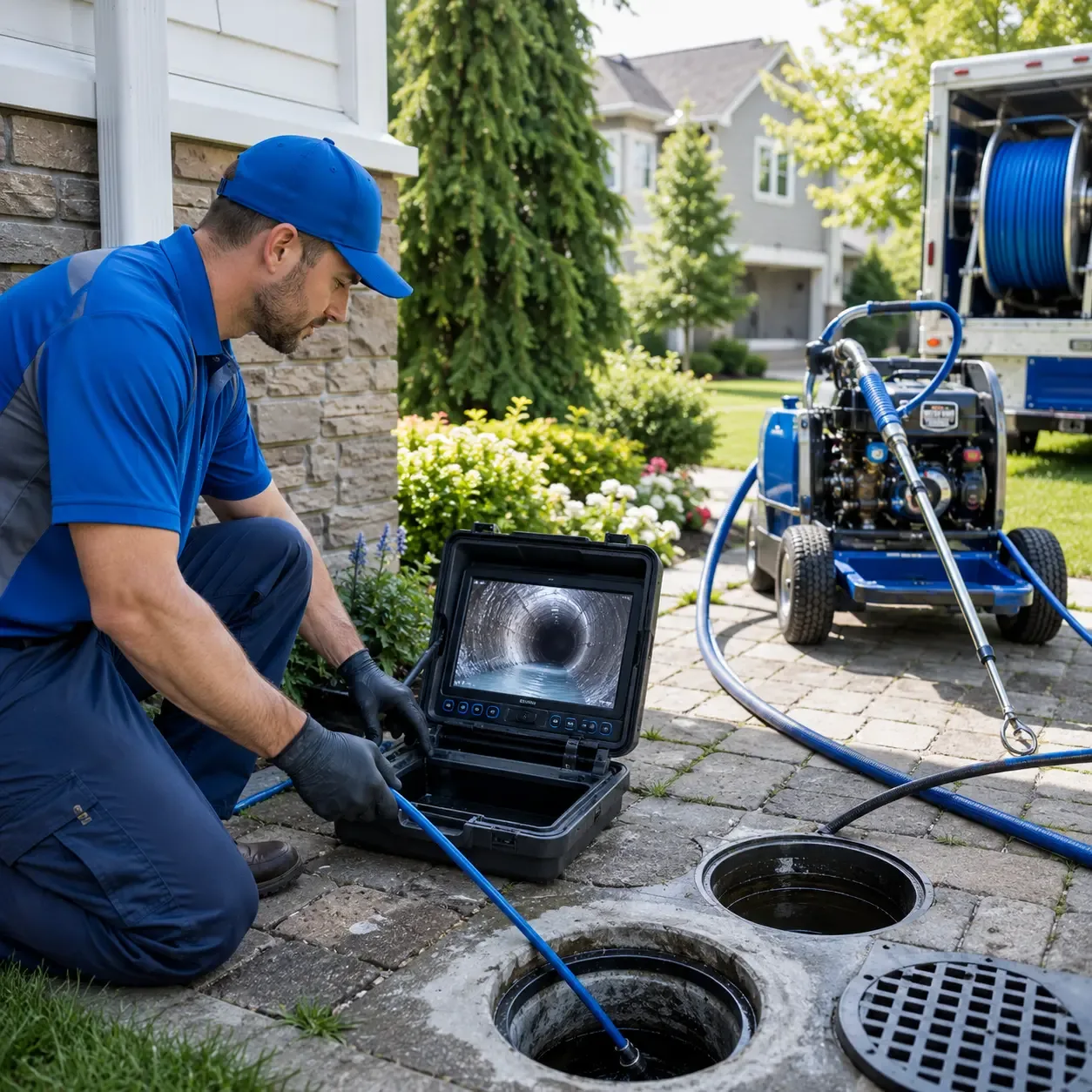 Outdoor drain cleaning professionals serving Goshen, CA